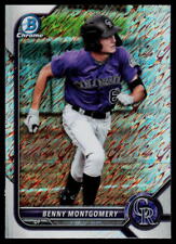 2022 Bowman Chrome Prospects Shimmer Refractor Benny Montgomery #BCP-227 B56