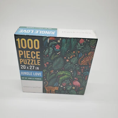 1000 Piece Jigsaw Puzzle Jungle Love by Janelle Penner - Image 1 of 4