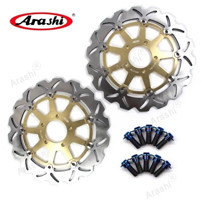 Rotor y pernos de disco de freno delantero para Suzuki GSXR750 1996-2003 GSX1400 2002-2007 Foto 1 de 4