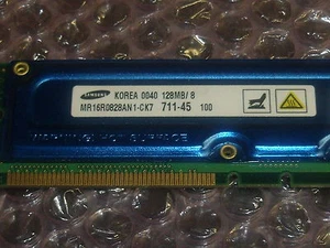 Samsung MR16R0828AN1-CK7 128MB PC700 RIMM Rambus - Picture 1 of 1