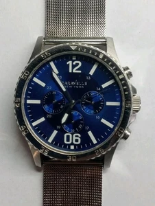 Mens Caravelle New York Watch Working Battery In Used Condition - Picture 1 of 8