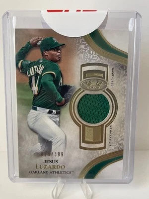 2021 Topps Tier One Tier One Relic /399 Jesus Luzardo #T1R-JL - Image 1 of 2