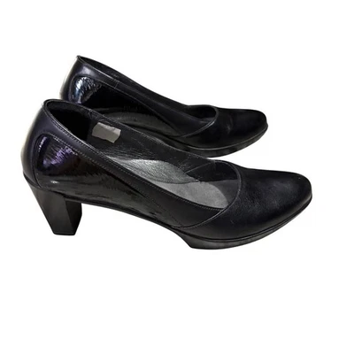 Zapatos de salón clásicos cómodos de cuero negro Diamanti 8,5 NAOT Foto 1 de 4