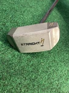 Snake Eyes Straight In Mallet Putter 39" Steel Shaft Arm Lock Grip - Picture 1 of 10