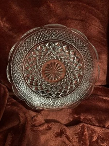 12" Anchor Hocking Wexford Klarglas Geteilt Gemüse/Vorspeise Teller Platte - Bild 1 von 3