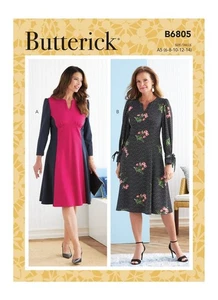 Butterick B6805 Damen Kleid Schnittmuster Größen 16-24 A-Linie Design - Bild 1 von 7