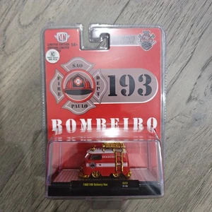 M2 Machines chase mgminis exclusive 1960 vw delivery van Bombeiro sao paulo - Picture 1 of 12