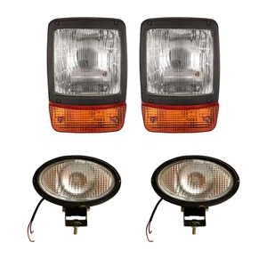 4 Stück JCB Baggerlader Scheinwerfer & Arbeitsscheinwerfer Montage für 3C 3CX 3D 3DX 4C 4CN - Bild 1 von 11