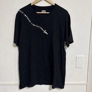Camiseta Kurapika Hunter x Uniqlo UT XL Negra Camisa Anime Hombres - Imagen 1 de 4