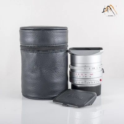 Leica Summilux-M 35mm/F1.4 ASPH/ FLE Silver Lens Germany #11612 - Image 1 of 4