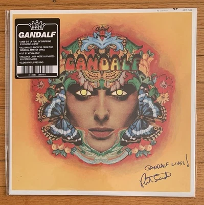 GANDALF self titled LP on clear vinyl with signed Peter Sando cover /50 - Image 1 of 3