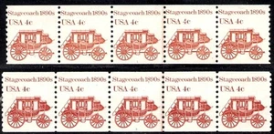 STAGECOACH 1890s #2228 {2 Strips of 5} - Picture 1 of 2