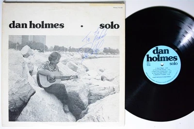 DAN HOLMES Solo PRIVATE PRESSING LP VG++ RARE loner psych folk original SIGNED Foto 1 de 2