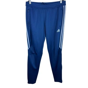 Adidas Tiro 17 Sneaker Hose blau drei Streifen Climacool Kordelzug Tapered Gr. M - Bild 1 von 8
