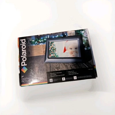 Polariod 7" Digital Picture Frame PDF-700 With Black Matte Frame - Image 1 of 2