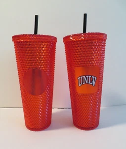 NEU Starbucks UNLV Red Studded Tumbler 24oz Venti Campus Collection 2er Set - Bild 1 von 4