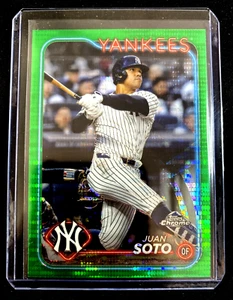 2024 Topps Cromo - Juan Soto #150 Refractor Onda Verde/99 - Imagen 1 de 2