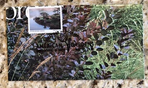 American Gardens FDC 2020 cubierta de primer día hecha a mano Cachet Chicago Botanic - Imagen 1 de 2
