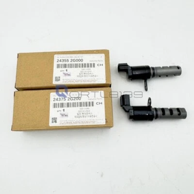 2X OEM For Hyundai Santa Kia Optima 2.0L 2.4 DOHC Variable Valve Timing Solenoid - Image 1 of 4