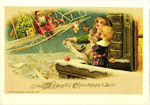 Cartolina A Joyful Christmas riproduzione non spedita Suzanne Presley - Foto 1 di 2
