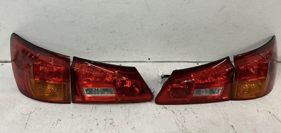2006-2008 Lexus IS250 IS350 lanterna traseira conjunto de 4 lanternas traseiras OEM fabricante de equipamento original - Imagem 1 de 4