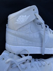 Size 9.5 - Jordan AJKO Quilted High Pure Platinum - Picture 1 of 6