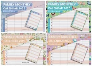 2025 Calendar Large Month to View Family Home Planner 5 Columns Wall Organiser - Picture 1 of 17