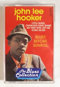 JOHN LEE HOOKER - BLUES BEFORE SUNRISE, CASSETTE TAPE 1990 AUSTRALIA - Picture 1 of 3