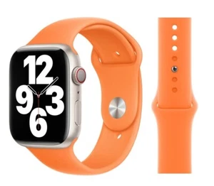 Original Apple Sport Armband M/L 42/44/45mm MR2R3ZM/A Bright Orange - Bild 1 von 1