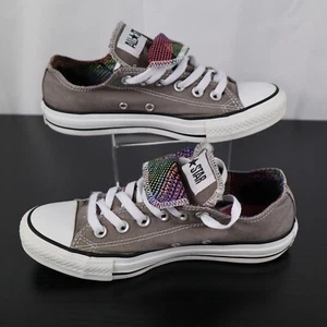 Converse All Star Flip Tongue Low Top Women’s Size 7 Gray Multi Color 538469F - Picture 1 of 8