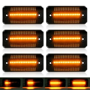 6X Seitenmarkierungsleuchte LED Seitenblinker E8 Für Citroen Fiat Ducato Peugeot - Afbeelding 1 van 10