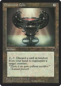 MTG Draconian Cylix NM Fallen Empires FEM Reserved List Magic Gathering card - Picture 1 of 3