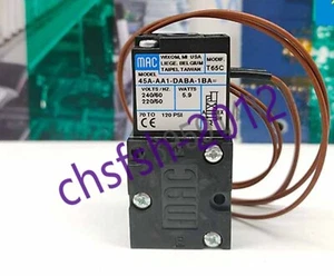 1 PCS NEW IN BOX MAC Solenoid valve 45A-AA1-DABA-1BA T65C High temperature - Picture 1 of 4