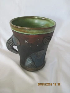 DAVID STABLEY Pottery Vase Pitcher Signed 1999 - Picture 1 of 9