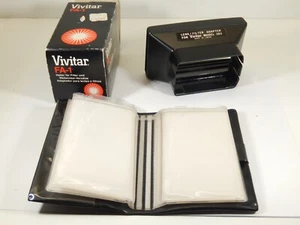 JUEGO DE PORTAFILTROS FLASH Y FILTRO VINTAGE VIVITAR 272 273 365 283 COMBO - Imagen 1 de 6