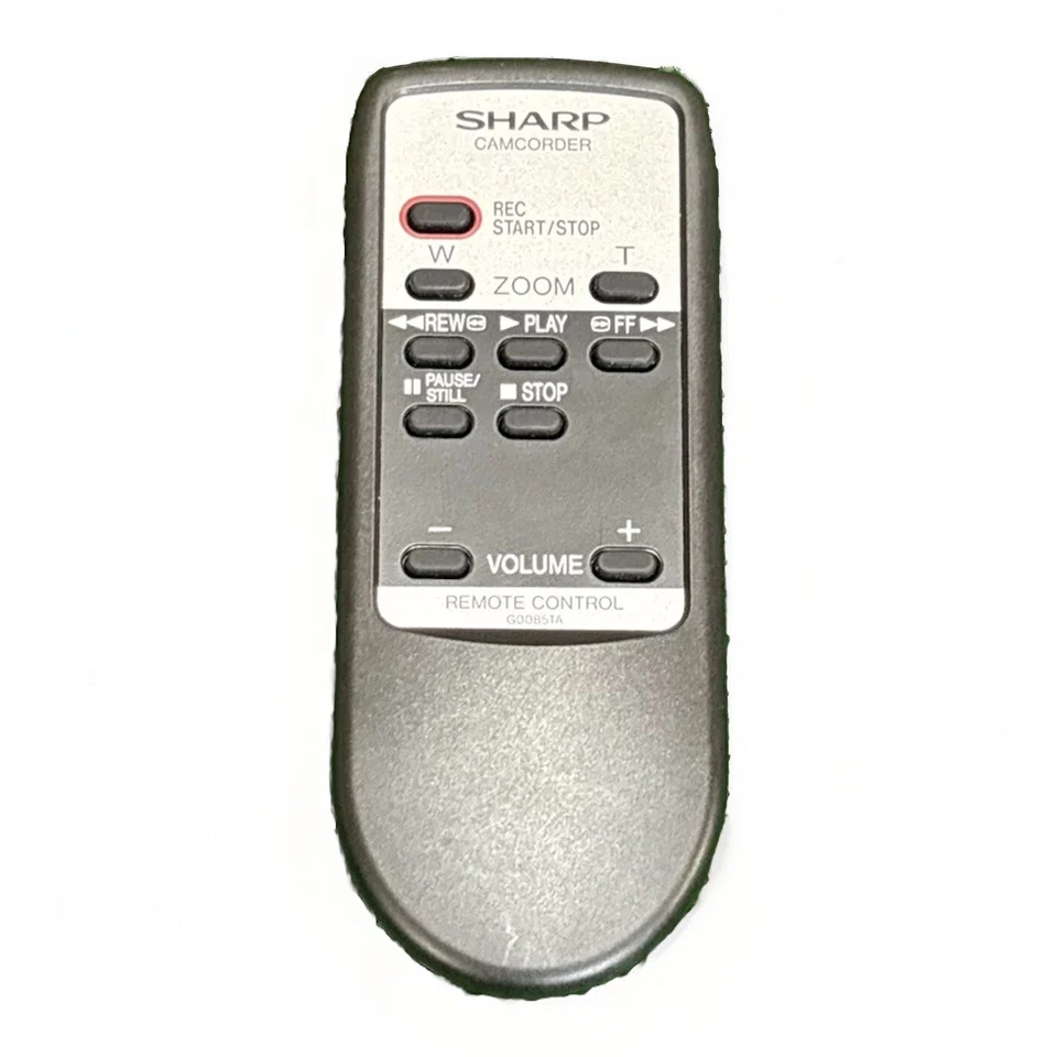 SHARP CAMCORDER G0085TA REMOTE CONTROL  Tested - Image 1 of 4