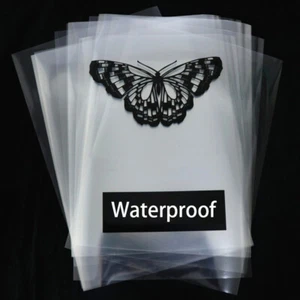 50/100 Sheets Waterproof Inkjet Transparency Film for Screen Printing ALL SIZES - Picture 1 of 12