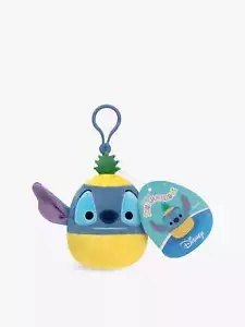 STITCH PINEAPPLE | Disney | Squishmallows 3.5" Mini Clip-On Plush - Picture 1 of 2