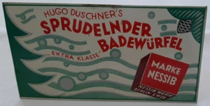 Werbetafel Hugo Duschner´s "Sprudelnder Badewürfel" - Bild 1 von 4