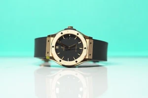 Hublot Classic Fusion Rose Gold 45mm Black Rubber Watch Only - 511.OX.7081.LR - Picture 1 of 7