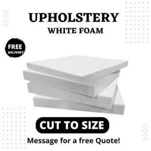 FOAM CUT TO SIZE - FOR UPHOLSTERY USE, SOFA CUSHIONS - MESSAGE FOR A FREE QUOTE - Picture 1 of 7