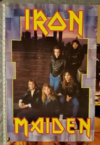 Poster da parete vintage 1987 rock IRON MAIDEN - Foto 1 di 12