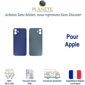 Vitre Arrière Cache Batterie Bleu Pour Apple iphone 12 A2172 A2402 A2403 A2404 - Photo 1 sur 1
