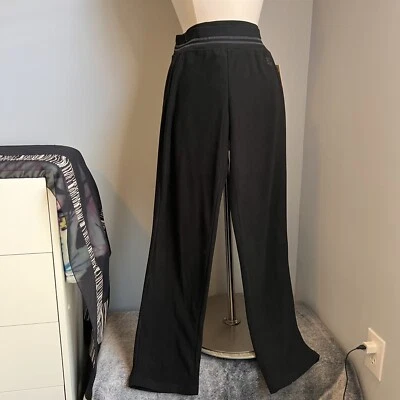 Everlast Sport Women's Size S Black Fleece Sweatpants Casual Pants Elastic Waist - Image 1 of 4