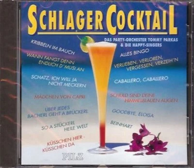 Schlager-Cocktail - Tommy Parkas & Die Happy-Singers - CD, 14 Medleys, 1993 - Bild 1 von 2