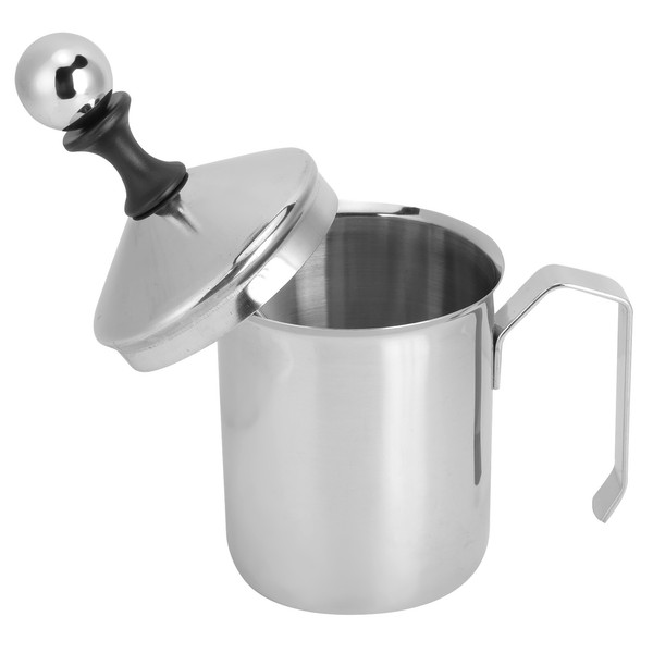 Drink Mixer Milk Frother Milk Creamer 304 Stainless Steel Manual 400cc For EA Photo Related