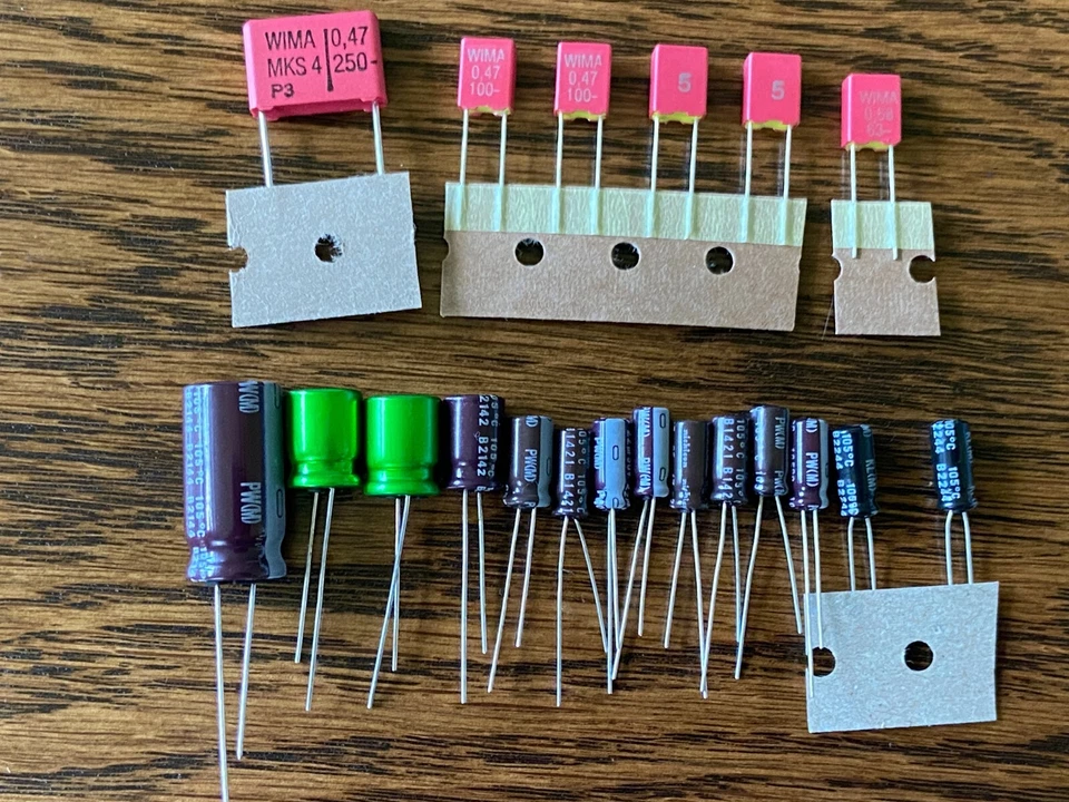 Denon DP-30L DP-30L II Kit de Recapitulación Condensadores Tocadiscos Velocidad Juego de Reparación (20 Piezas Foto 1 de 1