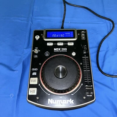 Numark DJ NDX200 Professional Tabletop CD Player Mix Loop AS-IS - Image 1 of 4