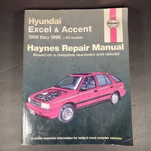 Hyundai Excel & Accent todos los modelos 1986-1998 Haynes manual de reparación #43015 - Imagen 1 de 10