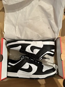 Nike Dunk Low Panda nere bianche taglia UK 10,5 - Foto 1 di 3